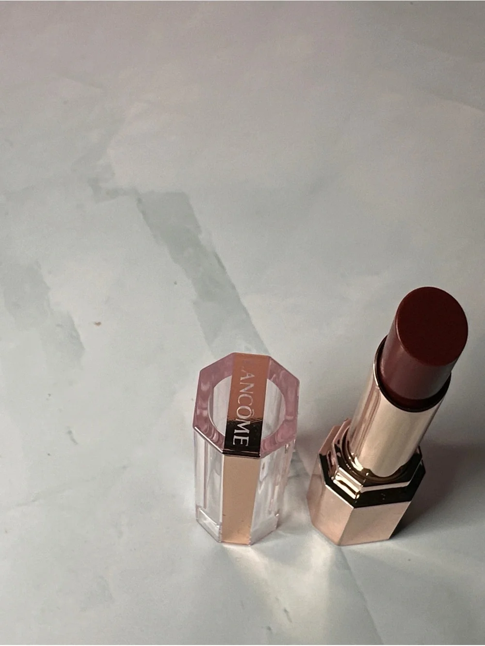 Lancome Creamy Matte Lipstick in Deep Rose mini